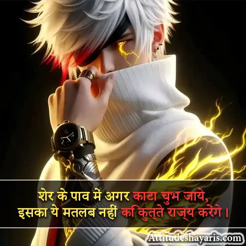 Boys Attitude Shayari in Hindi