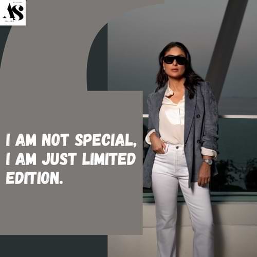 I am not special, I am just limited edition.