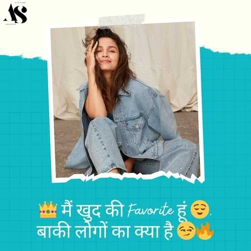 2 Line Attitude Shayari For Females